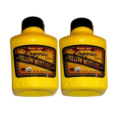 트레이더 조 유기농 옐로우 머스타드 2개 팩 2 Pack Trader Joe's Organic Yellow Mustard, 1개, 285g