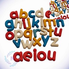 영어학습 소문자 알파벳 영어장난감 원목블럭