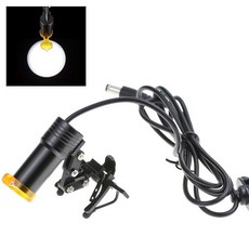 NSKI 5W LED Head Lamp with Filter Insert/Clip-on Type for Binocular Loupes (Metal Clip), Metal Clip