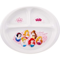 [제품12종] 디즈니 재팬 프린세스 어린이 식기 모음, 나눔접시 식판, 1개