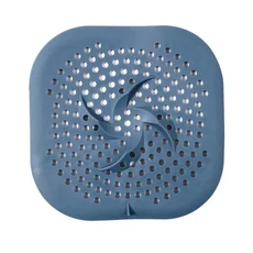 샤워 배수구 머리카락 거름망 커버 욕실 욕조용 흡착컵 포함 5.9인치 실리콘 싱크 스트레이너 주방용