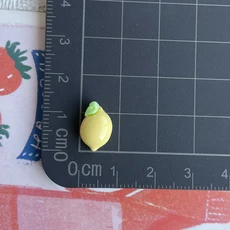 50개 미니어처 과일 채소 레진 카보숑 플랫백 3D 음식 핸드폰 케이스 DIY 공예품 헤어핀 액세서리, 16 No.16