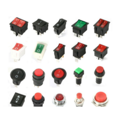 자동차 토글스위치 전기 전자스위치, 1개, 사각 3P3단 블랙 21x14.5