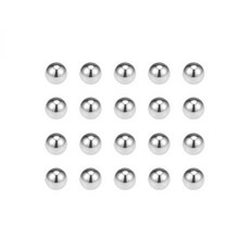 uxcell 7mm 베어링볼 304 스테인레스 G100 정밀볼 50개, 4.5mm