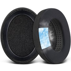 SOULWIT 교체용 이어패드-호환 모델 젠하이저 Sennheiser HD650 HD660 S HD660S2 HD600 HD6XX HD58X HD580 1쌍, Cooling Gel, Black