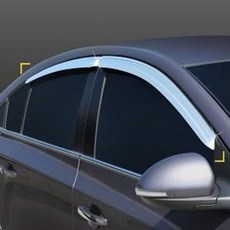 크루즈 썬바이저 크롬 선바이저 윈도우 빗물받이, 상세페이지 참조, 크루즈 4도어