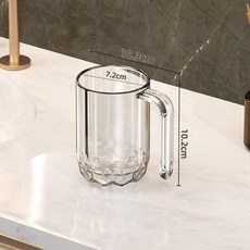 漱口杯 牙刷洗漱杯 家用情侶宿舍牙缸, 1個, 透灰