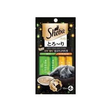 반려묘간식 고양이간식 쉬바 멜티 1팩 4p 닭고기와 흰살 생선, 상세설명 참조