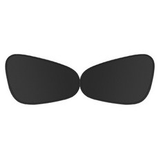 OMyCar 靜電遮陽隔熱貼(前座側窗用) 靜電吸附 側窗遮陽板 隔熱小圓弧 2入