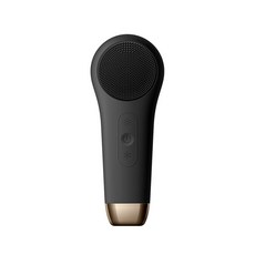 초음파 온냉 얼굴 세정기 모공 브러쉬, 블랙 나이트 냉온찜질