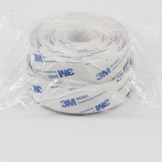 3M 雙面膠帶 9448A 雙面膠紙, 3M白色【25mm寬】毛3米+勾3米, 1件