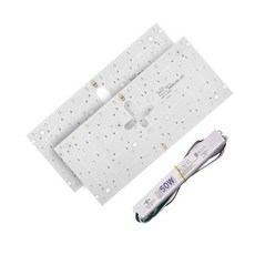 홈앤라이팅 주방등 전용 삼성 LED모듈 400 x 175mm + 안정기 50W 6500K LED기판 리폼, 홈앤라이팅 주방등 전용 삼성 LED모듈 400 x 17