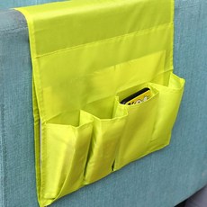 소파 수납 주머니 쇼파 팔걸이 리모컨 정리함 파우치, 블랙