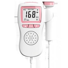 아기심장 소리듣는기계 태아 임산부 심음 측정기 선물, 커플링제 2개 충전식+블루투스