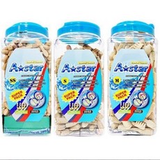 A-Star Bones AB 潔牙骨桶裝 1900g 雙頭 五星 亮白 空心 高齡犬, 1個, 亮白雙頭M,超取限2桶