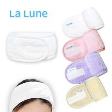 [라뤼느] 국내제작 극세사 세안밴드 / 고급벨크로 헤어밴드 남여공용, 1개, 퍼플