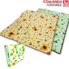 피크닉 매트 중대형 나들이용 방수 방수 피크닉 매트 해바라기 돗자리 감성 캠핑 캠핑용 접이식 필름, 그린