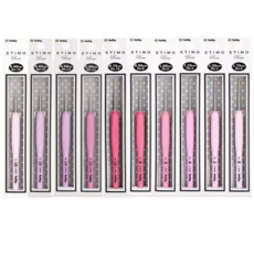 에티모 로즈 레이스용 코바늘, 1개