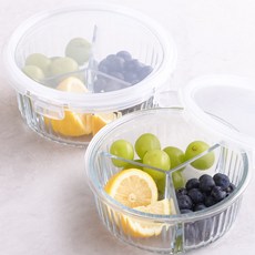 네오플램 1+1 내열유리 나눔 반찬통세트 950ml 2p, 2개