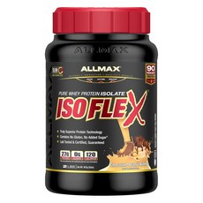 올맥스 뉴트리션 - 이소플렉스 유청 단백질 분말 분리주 27g 단백질 초콜릿 5파운드, 1개