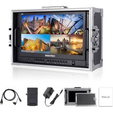 SEETEC ATEM156 CO 모니터 휴대용 4K 15 6인치 감독 방송 멀티뷰 HDMI, 1개
