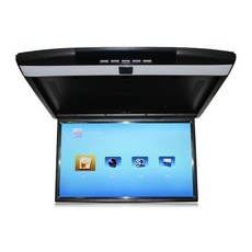 천정 차박 모니터 차량용 TV 디스플레이 레이 카니발 펠리세이드 스타리아 천장모니터, A_17인치 블랙 MP5+HDMI