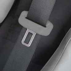 안전벨트 커버 어린이 보호 자동차 카시트 패드 목 어깨 쿠션 충격완화 편안, 1개, 블랙