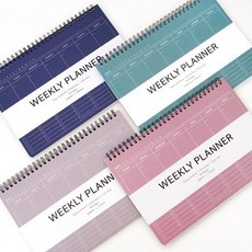 엘리트 체크 위클리 플래너_완구 미술용품_20260201EA, 본상품선택, 본상품선택, 그레이