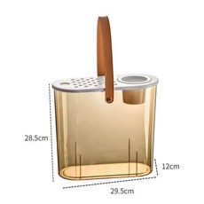 에어컨물통 에어컨 배수통 벽걸이 보호기 에어콘 카키색, 1개, 03.오렌지 손잡이