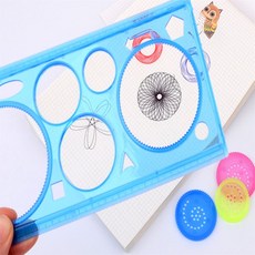 하노빅 4p 도형자 세트 유아도형자