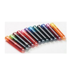 아띠에 만년필 카트리치 잉크(10개입포장) 13색 3.4mm & 2.6mm, 블랙(10개)