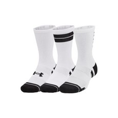 언더아머 유니섹스 퍼포먼스 테크 크루 삭스 3켤레 1379515 101 121446