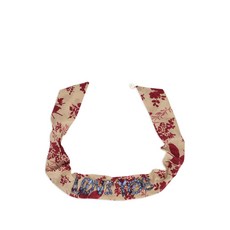 레드(V) 플로럴 장식 네크리스