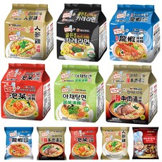 KORMOSA 韓國泡麵系列 辣牛肉湯拉麵 龍蝦海鮮湯麵 人蔘雞湯麵 泡菜火鍋湯麵, 1個, 單小包,黃金咖哩湯麵