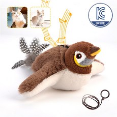 고양이 자동장난감 플라잉버드 소리가나는 인형, 1개, 참새, DS4561