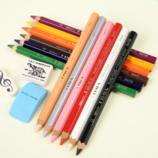 리라 점보 색연필 1자루, 1개, 바이올렛