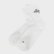[본사공식] 노스페이스 NY4AS01B TNF 런 삭스 미드 WHT
