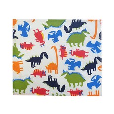 방수 식탁매트 테이블매트 어린이집 준비물 식판매트, 공룡나라, 34X29cm