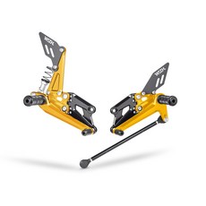 BEV2系列 腳踏後移 Ninja400 NINJA500 忍者500 Z400 Z500 適用, 經典金,不加購(NINJA / Z400), 1個