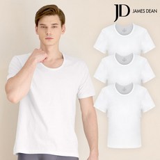 제임스딘 남자 베이직 순면 반팔 런닝 3매 194309
