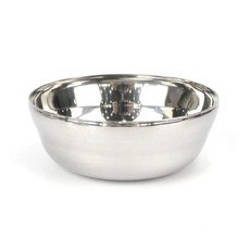 국그릇 탕그릇 스테인리스 27종 6호 국물용 대접 12.5x4.5cm 식판 24263PC 1(EA), 색상