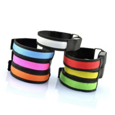 가방LED 야간 라이딩 런닝 낚시 등산 암밴드 라이트 밴드 사고예방 전동퀵보드악세사리, LED밴드-색상랜덤, 1개