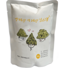 전주 수제 찹쌀 김부각 하봉마을 양파랑카레랑 김스낵 하봉식품, 2개, 20g