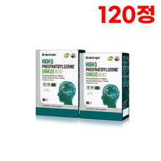 하이큐 포스파티딜세린 징코 기억력개선 비타민E 두뇌노화 인지력개선 / 코스트코, 60정, 2개
