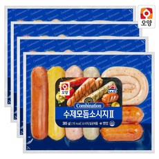 [사조오양] 수제 모듬 소시지 385g 냉동, 4개