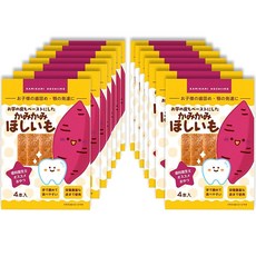 베르니코 고구마 껍질도 페이스트로 만들었다 깨물어 주고 싶은 것도 4개입 × 14봉 세트 간식 고구마 베니하루카 국산 설탕 첨가물 미사용 스틱타입 끈적임 촉촉 1살