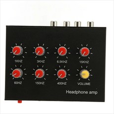 12DB 고저음 조정 입력 출력 알루미늄 합금 3.5MM 인터페이스를 갖춘 7밴드 사운드 이퀄라이저 듀얼 채널 자동차 오디오용 헤드폰과 호환 가능