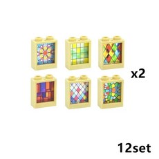 원목장난감 숲소리 원목 블럭 발도로프 교구 플랜 토이즈 패턴 무지개 장난감 발도르프, yellow-12set