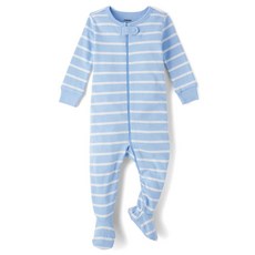 Gymboree 유니 아기와 신생아 100% 면 긴소매 지퍼 프론트 풋 원피스 수면 및 놀이 체육관 홀리데이 기차 0~3개월