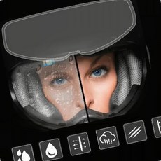 오토바이 헬멧 김서림 방지 필름 안전 운전 시야 확보 발수, 김서림방지(1215-2)